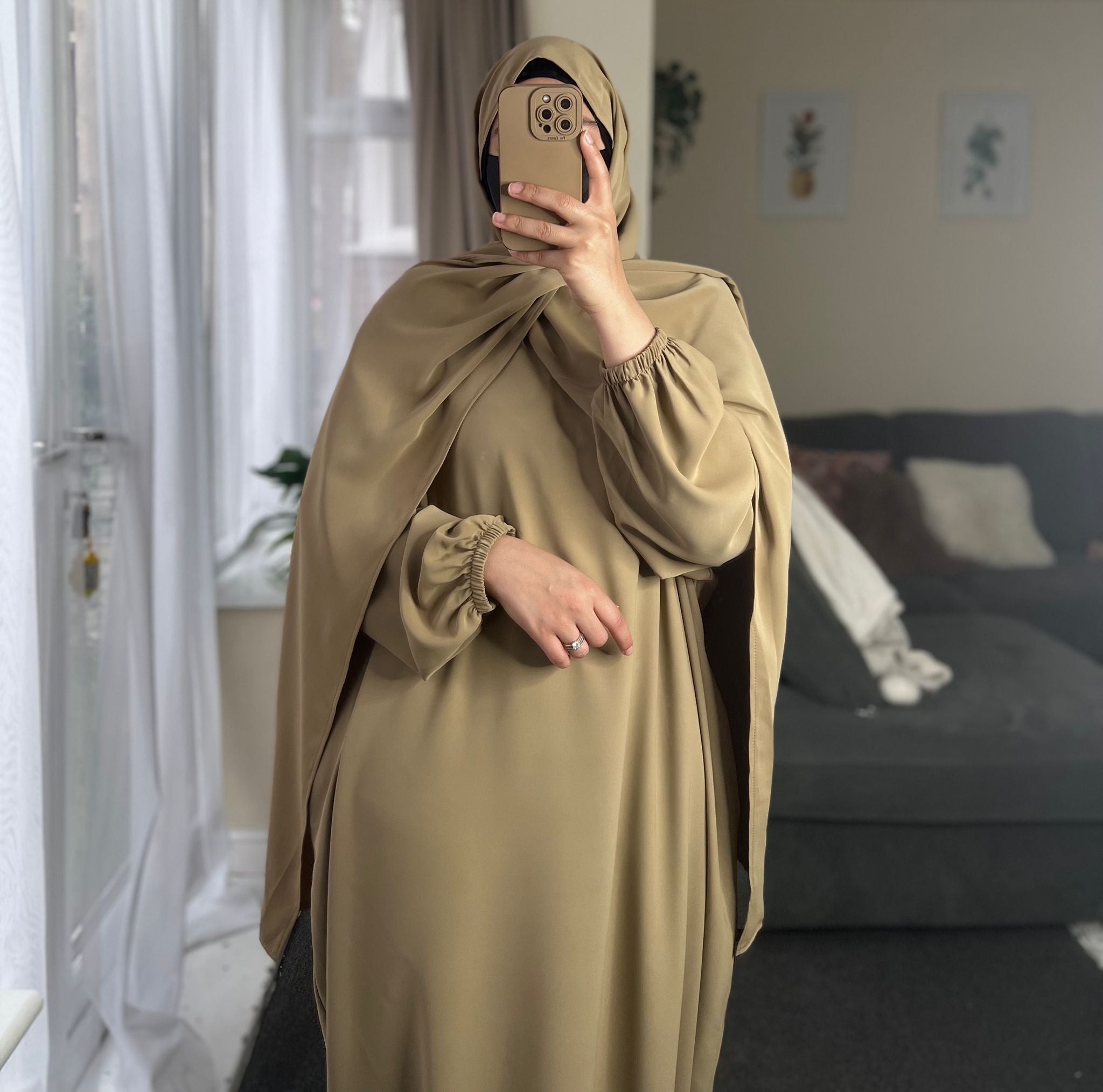 Abaya with on sale attached hijab