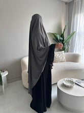 Load image into Gallery viewer, Khimar - Crepe - Grey