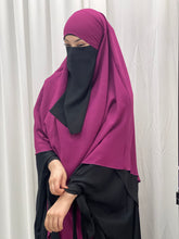 Load image into Gallery viewer, Khimar - Crepe - Royal plum