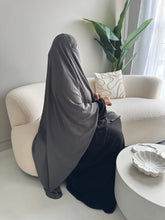 Load image into Gallery viewer, Khimar - Crepe - Grey