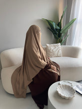 Load image into Gallery viewer, Khimar - Crepe - Beige