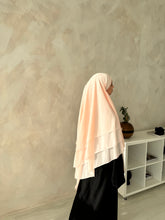 Load image into Gallery viewer, Khimar - Chiffon 3 layers - Light Baby pink