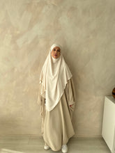 Load image into Gallery viewer, Khimar - Medium- Crepe - Ivory