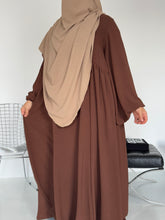 Load image into Gallery viewer, Balloon sleeve Large Crepe Abaya