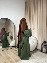 Load image into Gallery viewer, Khimar medium - Crepe - Cocoa