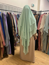 Load image into Gallery viewer, Khimar - Chiffon 3 layers - Mint