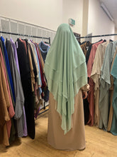 Load image into Gallery viewer, Khimar - Chiffon 3 layers - Mint
