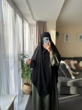 Load image into Gallery viewer, Khimar - Crepe - Black