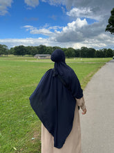 Load image into Gallery viewer, Khimar - Crepe - Dark Navy