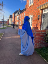 Load image into Gallery viewer, Butterfly crepe abaya with large sleeve