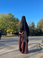 Load image into Gallery viewer, Khimar - Crepe - Black