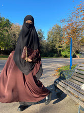 Load image into Gallery viewer, Khimar - Crepe - Black