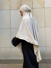 Load image into Gallery viewer, Khimar - Crepe - Cream