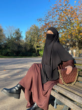 Load image into Gallery viewer, Khimar - Crepe - Black