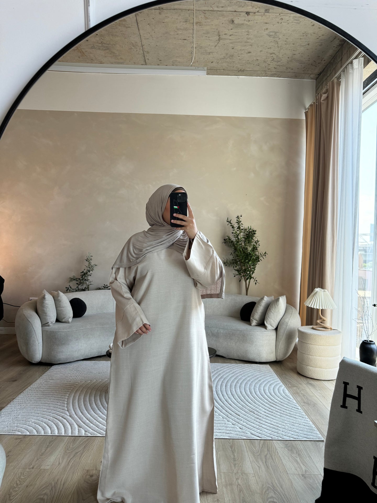 Everyday Linen Melange Abaya