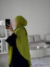 Load image into Gallery viewer, Khimar -  Crepe  -  Olive
