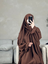 Load image into Gallery viewer, Warda Prayer Abaya - 2 in 1 - Crepe

