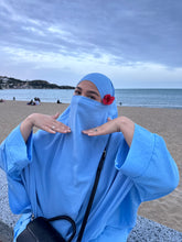 Load image into Gallery viewer, Khimar -  Crepe  - Sky Blue
