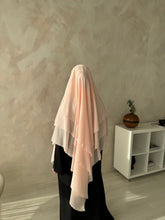 Load image into Gallery viewer, Khimar - Chiffon 3 layers - Light Baby pink
