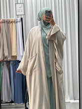 Load image into Gallery viewer, Linen Kimono Abaya

