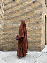 Load image into Gallery viewer, Madina Silk Jilbab - 2 Piece - Prayer Set
