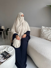Load image into Gallery viewer, Khimar -  Crepe  -  Cream
