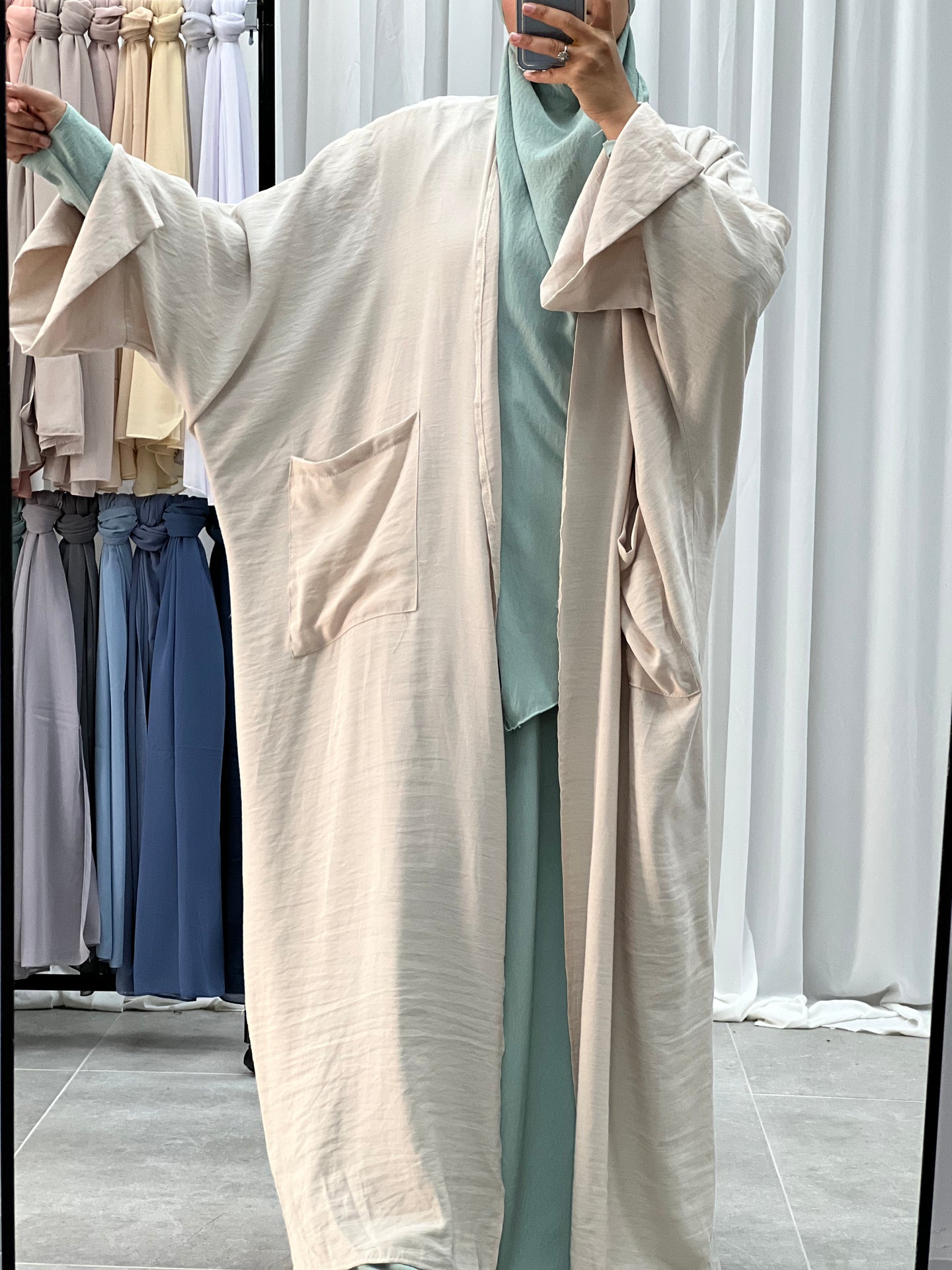 Linen Kimono Abaya
