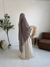 Load image into Gallery viewer, Khimar -  Crepe  -  Dark Taupe
