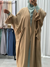Load image into Gallery viewer, Linen Kimono Abaya
