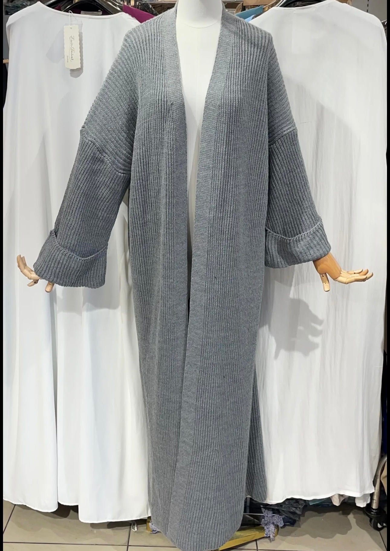 Maxi Kimono Cardigan | Wide sleeve