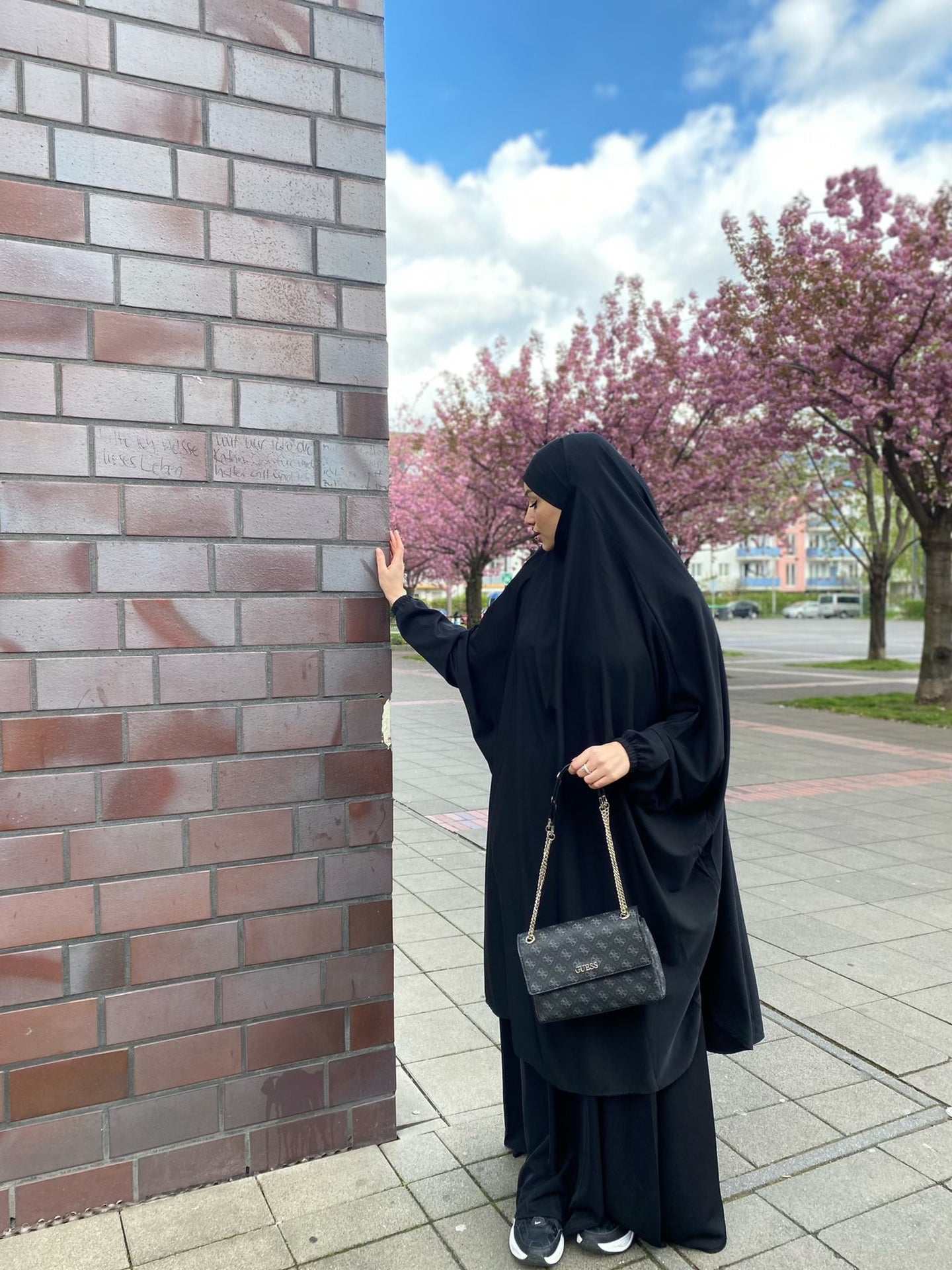 Madina Silk Jilbab - 2 Piece - Prayer Set