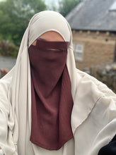 Load image into Gallery viewer, Half Niqab - Crepe - Elastic
