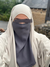 Load image into Gallery viewer, Half Niqab - Crepe - Elastic
