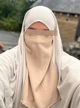 Load image into Gallery viewer, Half Niqab - Crepe - Elastic
